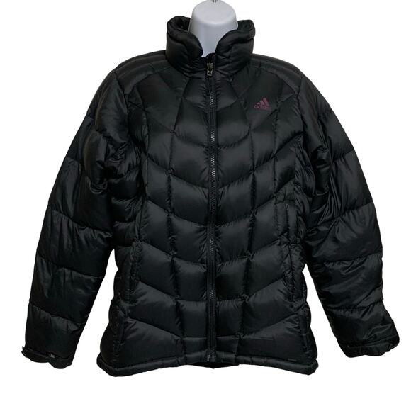 Adidas 600Fill Quilted Puffer Goose Down Jacket Womens Size M - Picture 1 of 10
